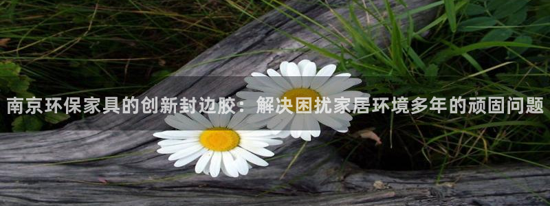 意昂5(KGAME)平台待遇：南京环保家具的创新封边胶：解决